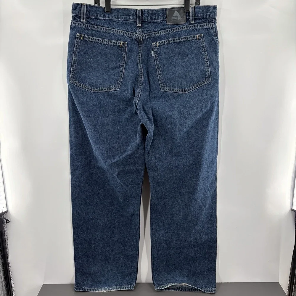 VTG‎ Levi's Silvertab Low + Loose Mens 38x32 (38x30) Baggy Wide Leg Skater 2002